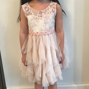 Girls pink party dress - toddler size 3t.